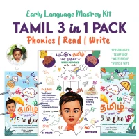 Tamil learning kit for kids (reading, writing, with phonics)