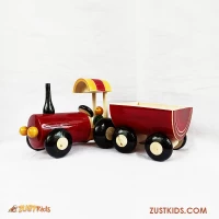 Wooden Tractor Toy For Kids