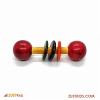 buy good Dumbbell Wooden Rattle Toy online cheap