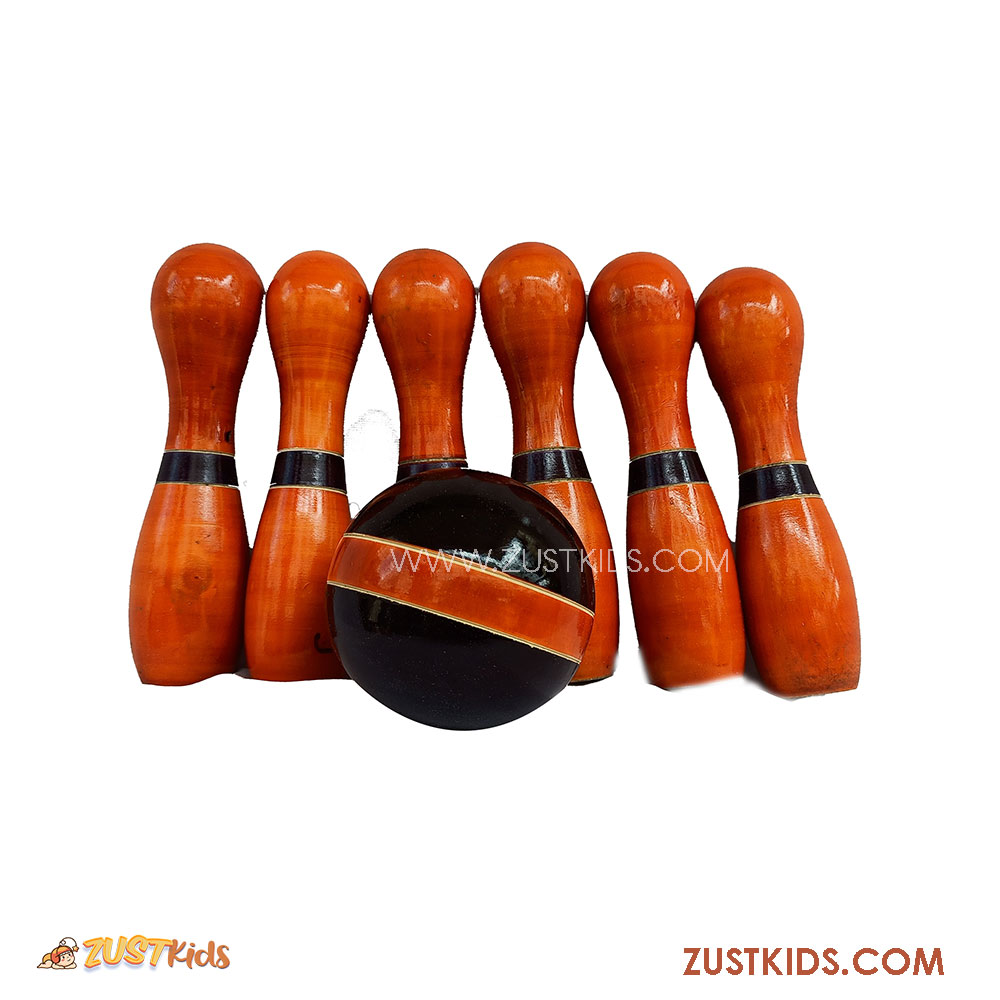 buy Wooden (Snow) Bowling Kit Toy online Mumbai Chennai Calcutta Bangalore Delhi