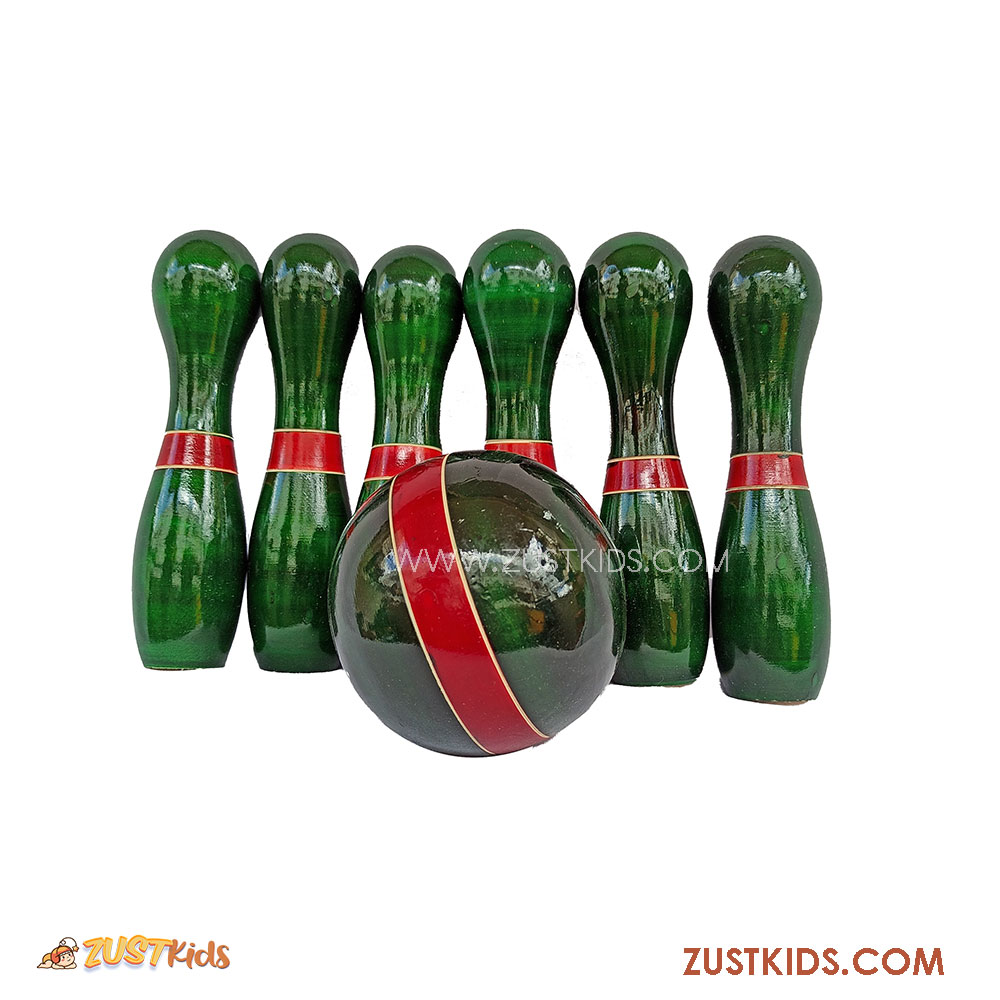 buy good Wooden (Snow) Bowling Kit Toy online cheap