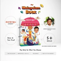 Easy learn or teach kids Malayalam now - Alphabets (svaraaksharangalu) copy writing, reusable