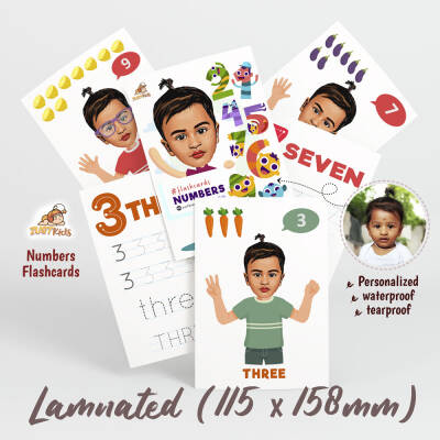 Buy Numbers Flashcards online - personalized unique gift for kids, toddler, boys, girls